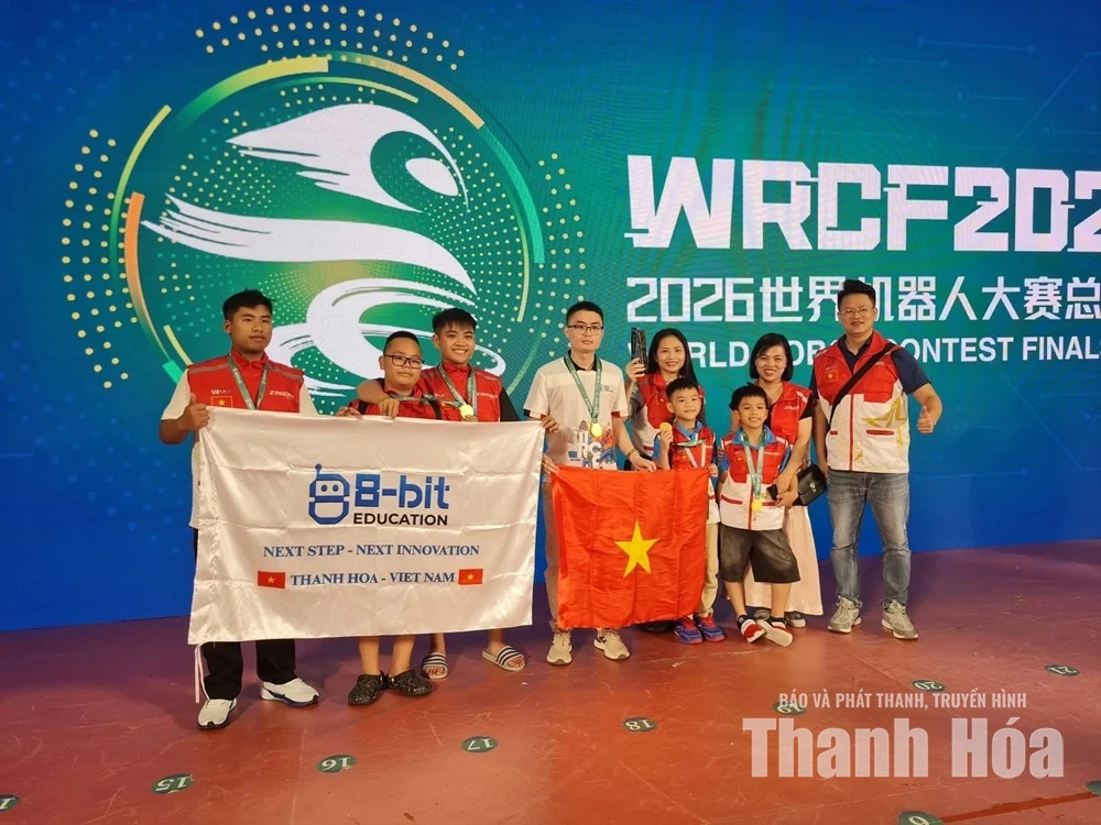 Học sinh Thanh Hóa giành Huy chương vàng tại World Robot Contest Finals (WRC F) 2026