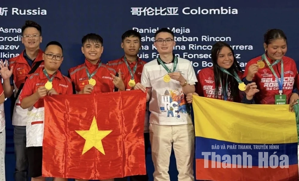 Học sinh Thanh Hóa giành Huy chương vàng tại World Robot Contest Finals (WRC F) 2026