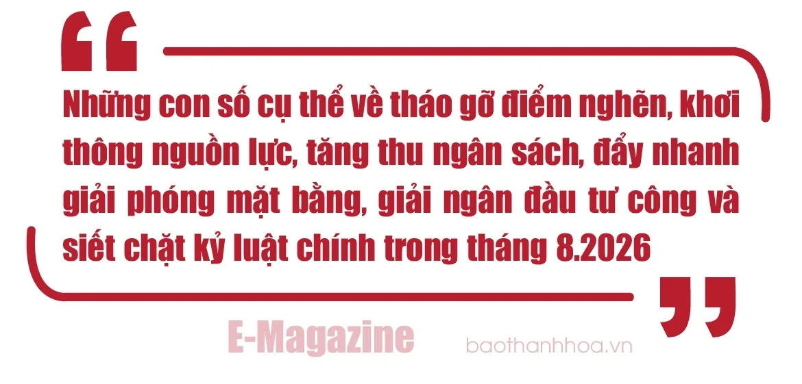 [E-Magazine] Tháo gỡ điểm nghẽn, khơi thông nguồn lực, tăng tốc phát triển tỉnh Thanh Hóa