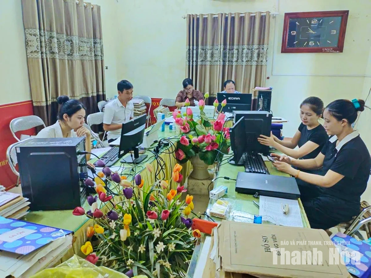 Đảng bộ xã Thọ Lập đẩy mạnh số hóa hồ sơ, dữ liệu đảng viên
