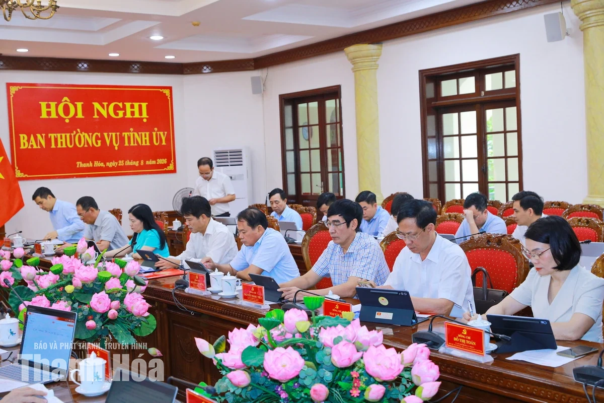 Ban Thường vụ Tỉnh ủy cho ý kiến vào công tác tổ chức bộ máy và hoạt động của hệ thống chính trị trên địa bàn tỉnh