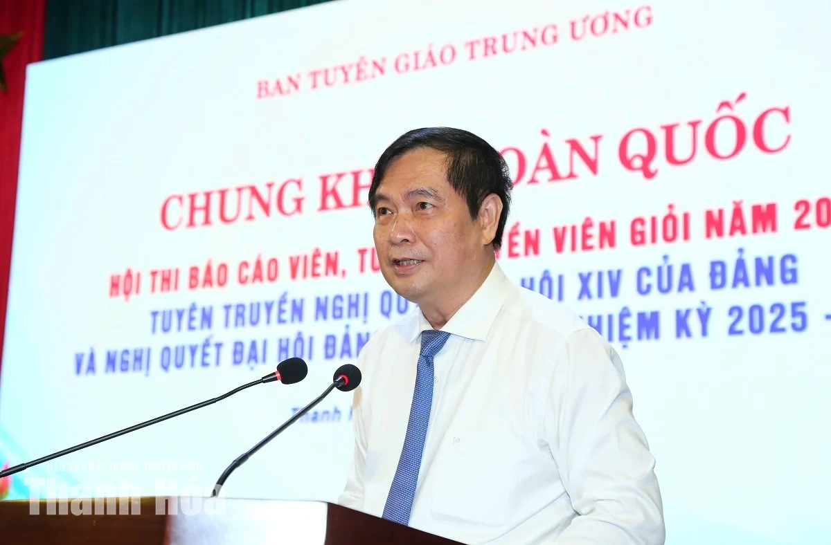 Khai mạc Chung khảo toàn quốc Hội thi báo cáo viên, tuyên truyền viên giỏi năm 2026