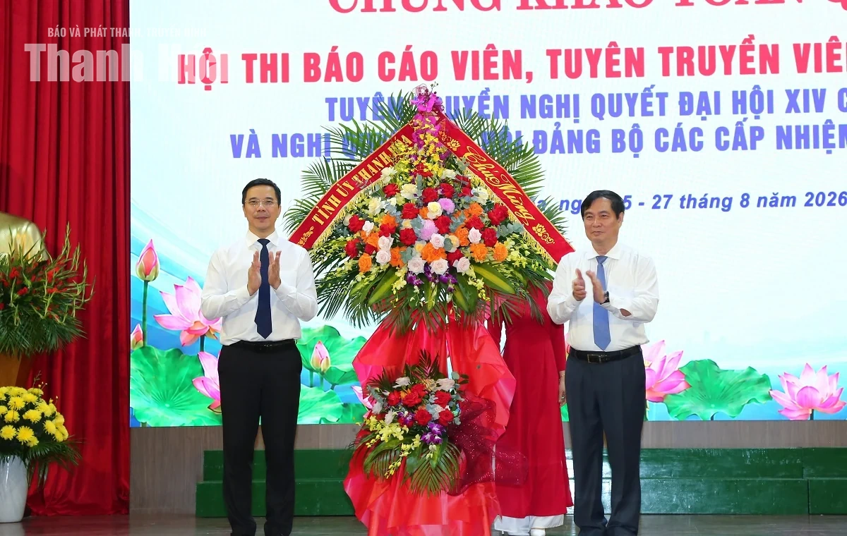 Khai mạc Chung khảo toàn quốc Hội thi báo cáo viên, tuyên truyền viên giỏi năm 2026