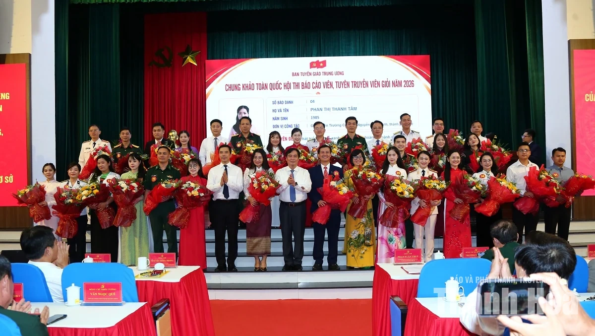 Khai mạc Chung khảo toàn quốc Hội thi báo cáo viên, tuyên truyền viên giỏi năm 2026