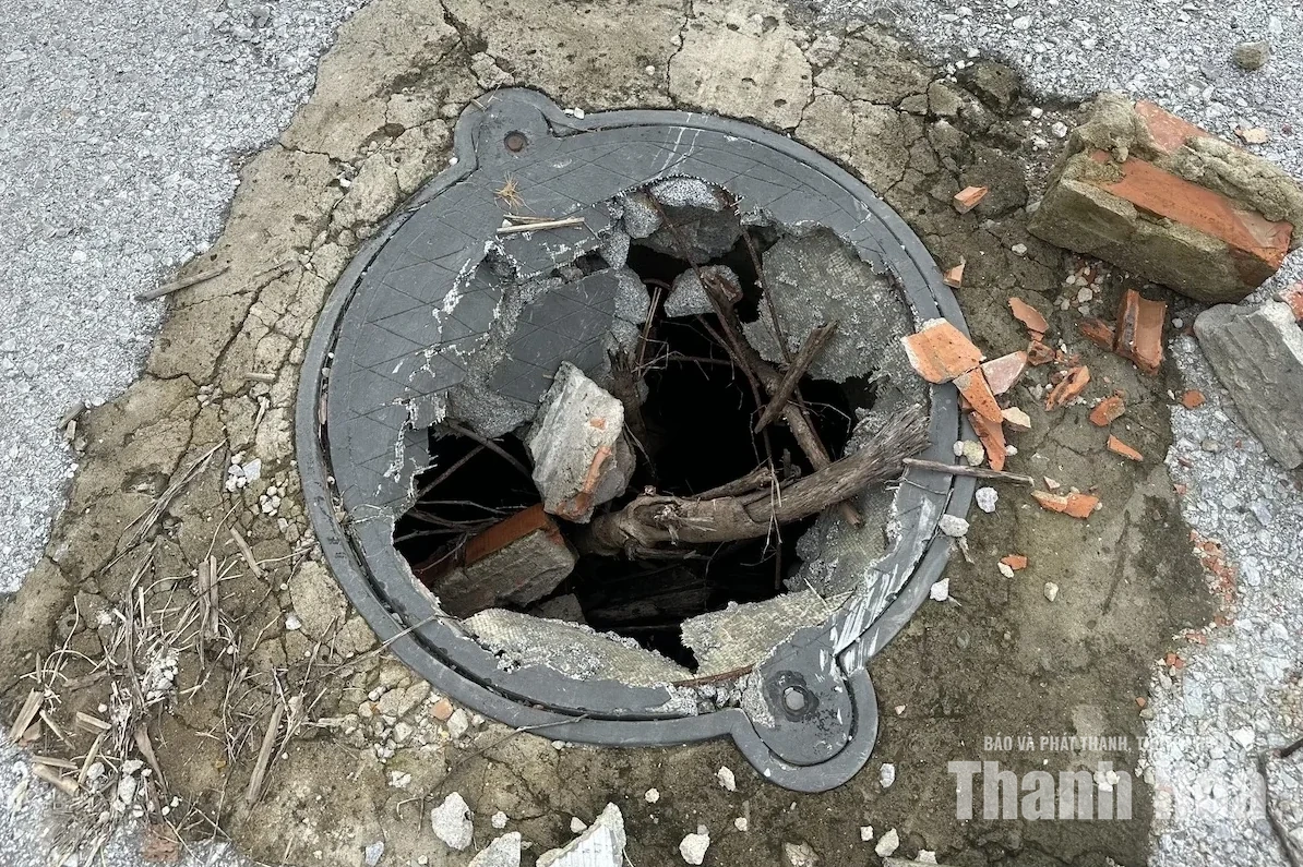 Trật tự, mỹ quan đô thị - Những “cái gai trong mắt”: Hố ga, miệng cống không nắp đậy