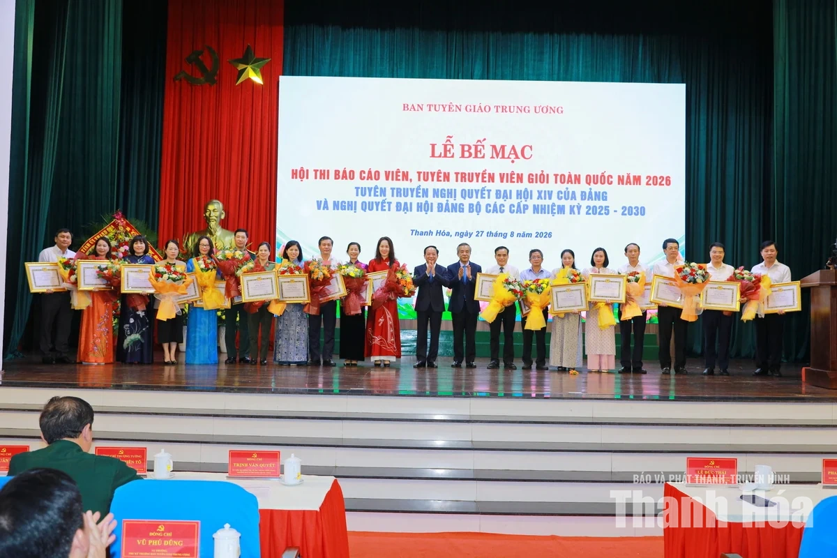 Bế mạc Chung khảo toàn quốc Hội thi Báo cáo viên, tuyên truyền viên giỏi năm 2026