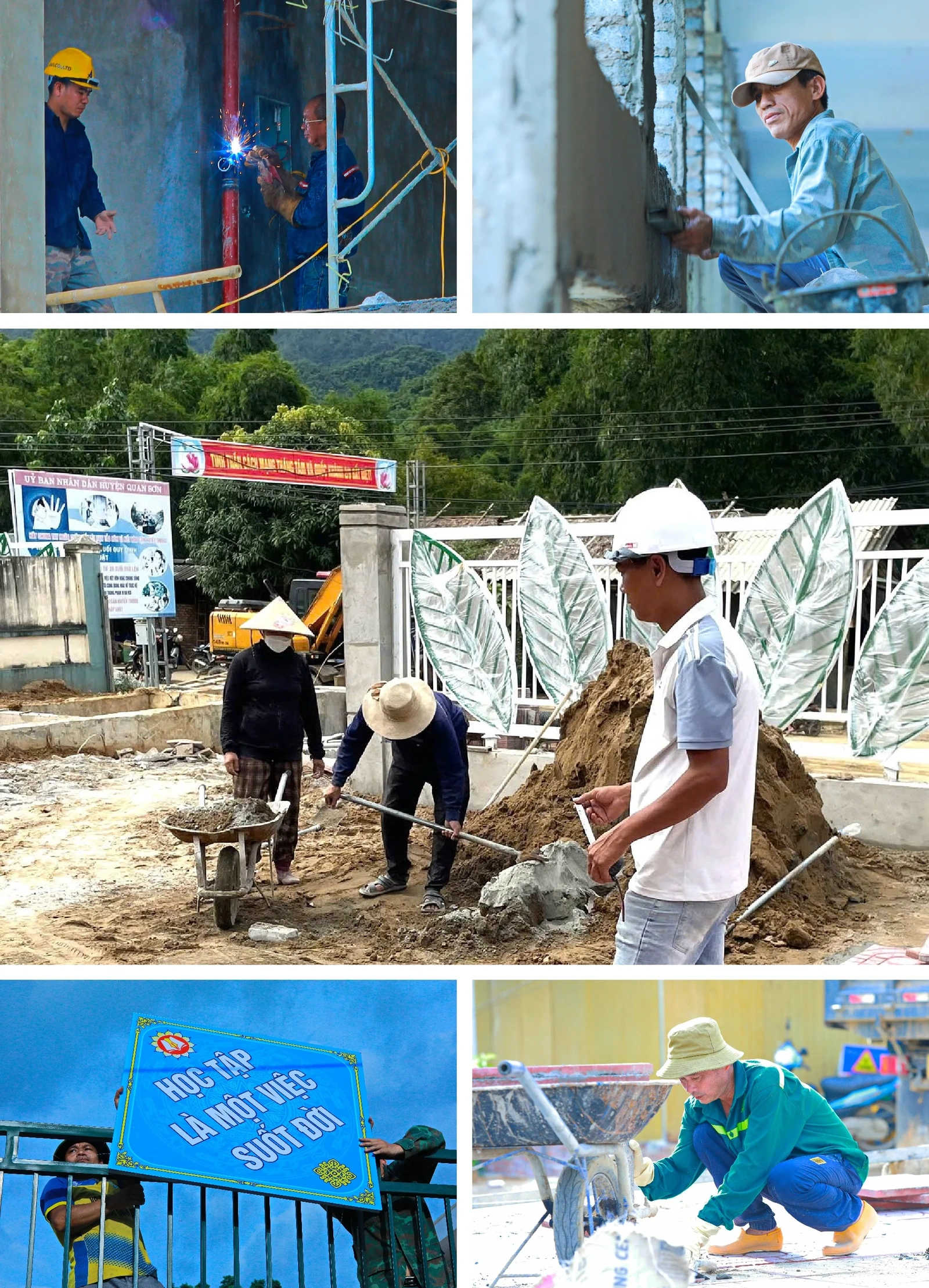 [E-Magazine] Trên những công trường gọi năm học mới - Kỳ 2: Đếm ngược trên những công trường vùng biên