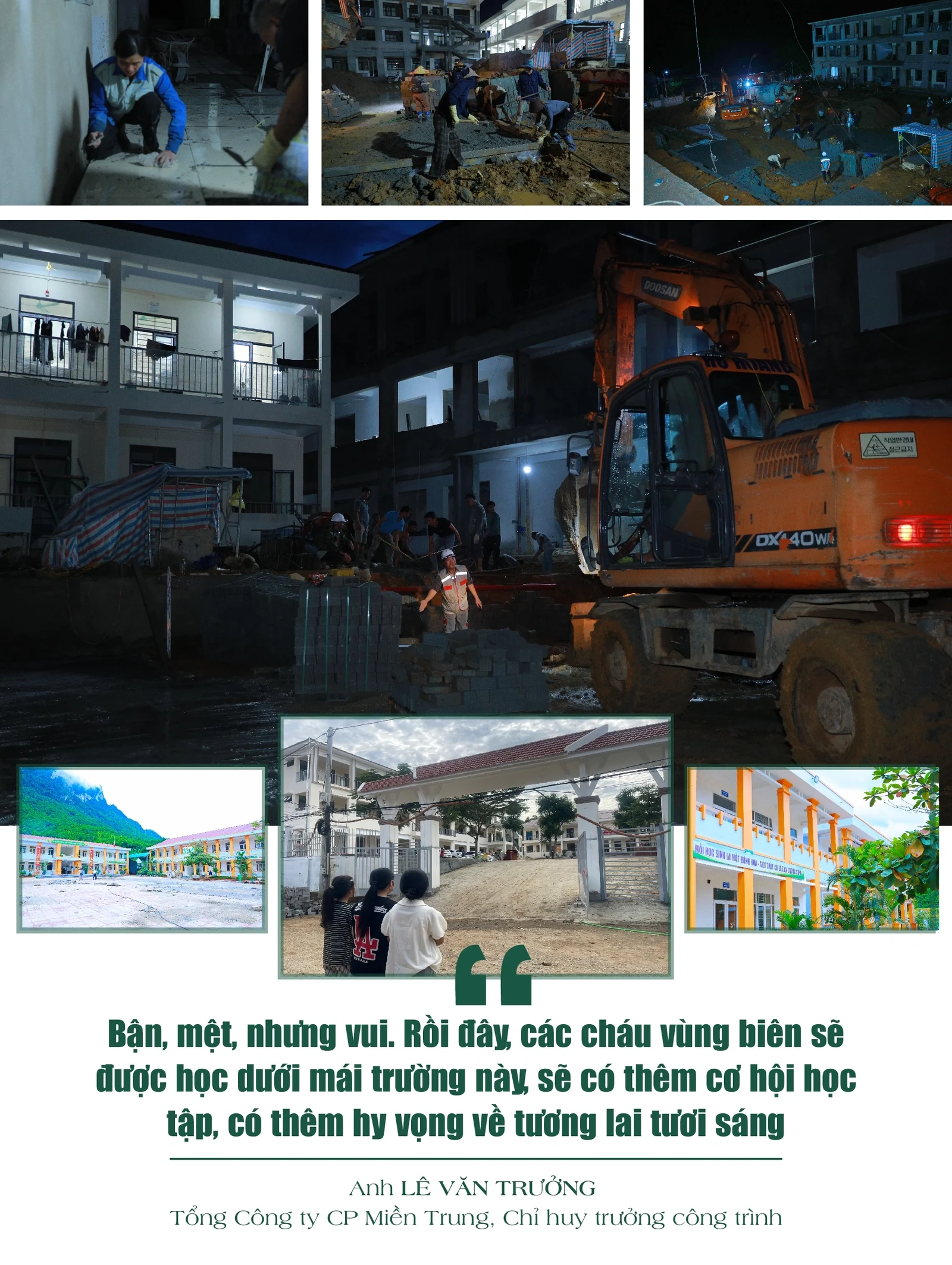 [E-Magazine] Trên những công trường gọi năm học mới - Kỳ 2: Đếm ngược trên những công trường vùng biên