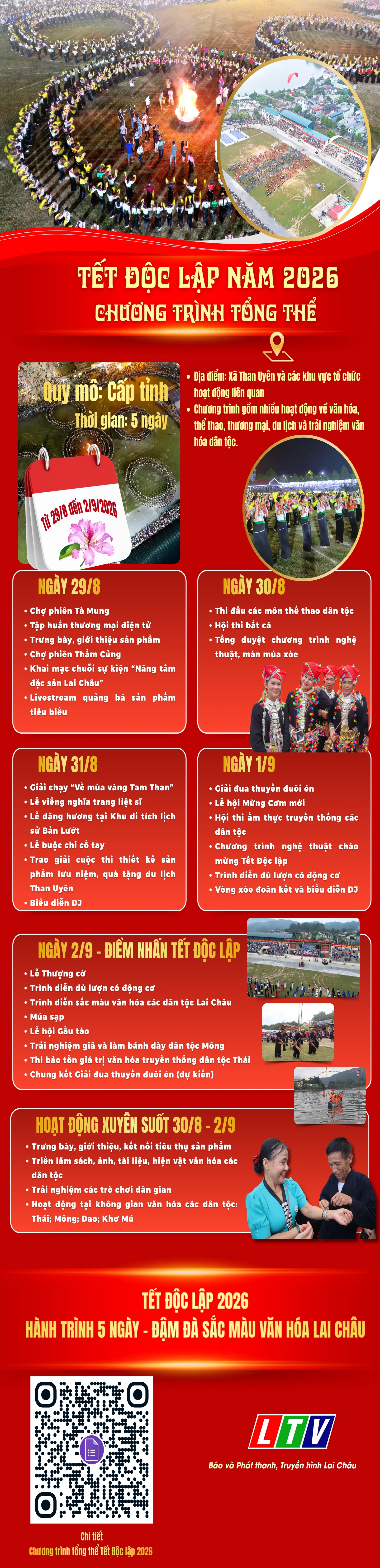 Tết Độc lập năm 2026 - Chương trình tổng thể