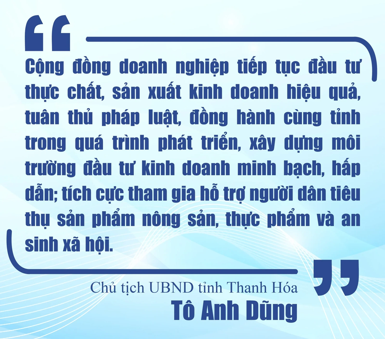 Phát biểu bế mạc của Chủ tịch UBND tỉnh tại Hội nghị đối thoại với doanh nghiệp năm 2026
