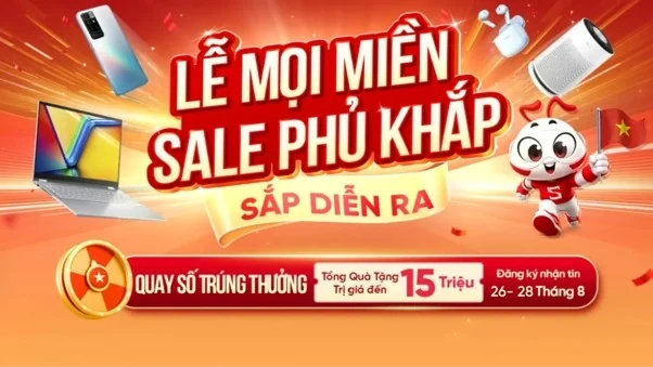 Săn sale 2/9 tại CellphoneS với nhiều sản phẩm công nghệ có mức giá ưu đãi hấp dẫn lên đến 70%