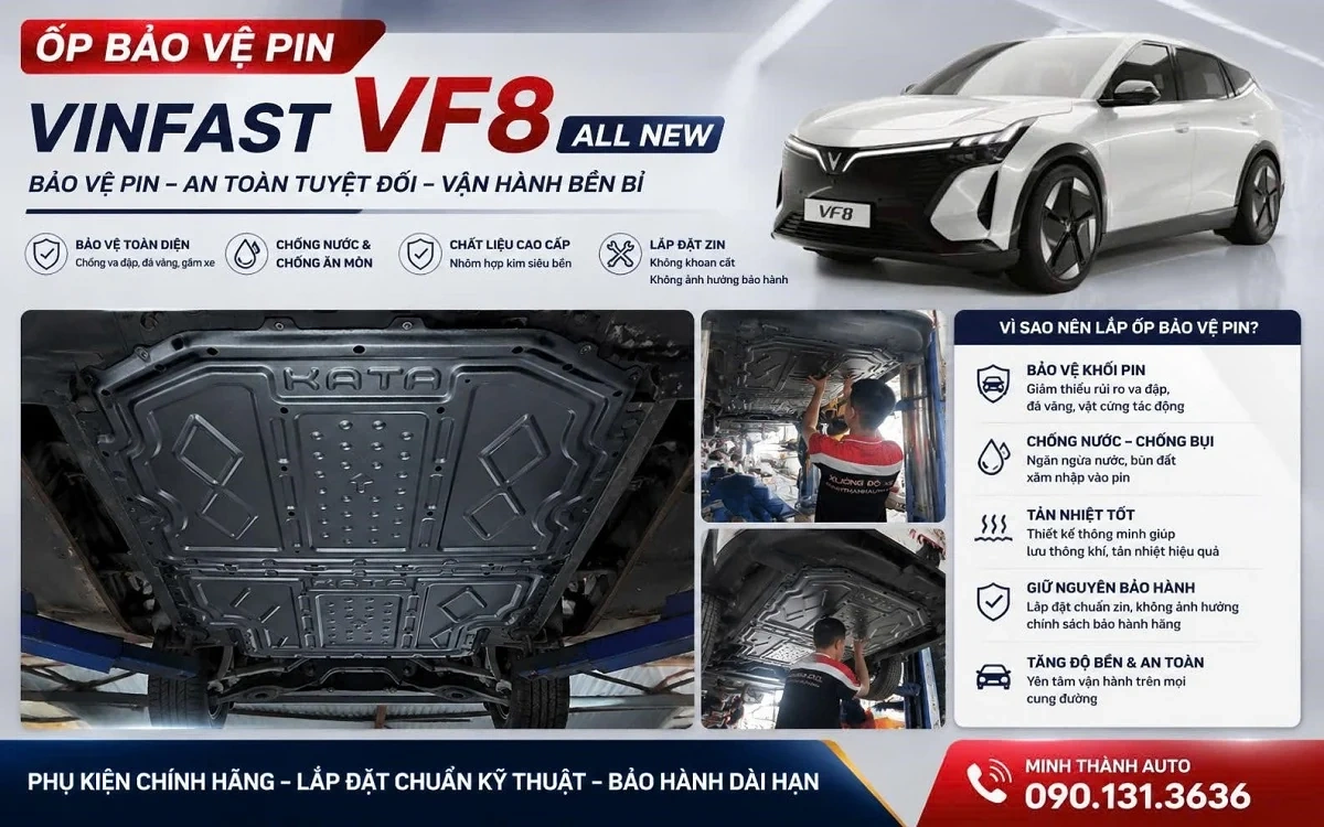 VinFast VF8 All New nâng cấp phụ kiện gì? Độ VF8 có mất bảo hành hãng không?