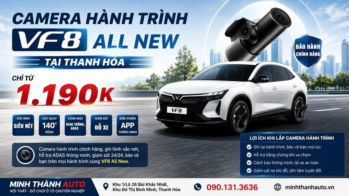 VinFast VF8 All New nâng cấp phụ kiện gì? Độ VF8 có mất bảo hành hãng không?