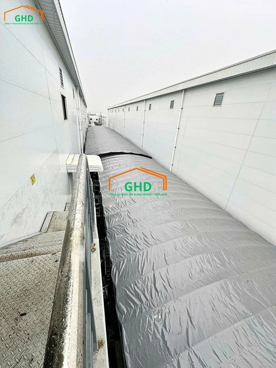 Nhà bạt mái vòm điện GHD - Giải pháp che phủ thông minh