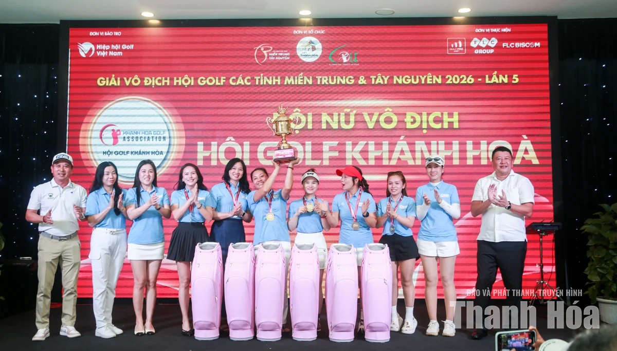 Giải Vô địch Hội Golf các tỉnh miền Trung và Tây Nguyên năm 2026 thành công tốt đẹp