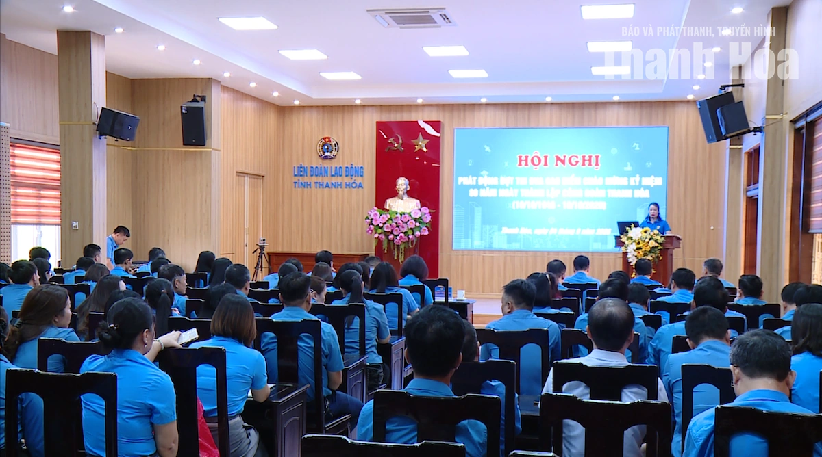 Thi đua chào mừng 80 năm thành lập Công đoàn Thanh Hóa