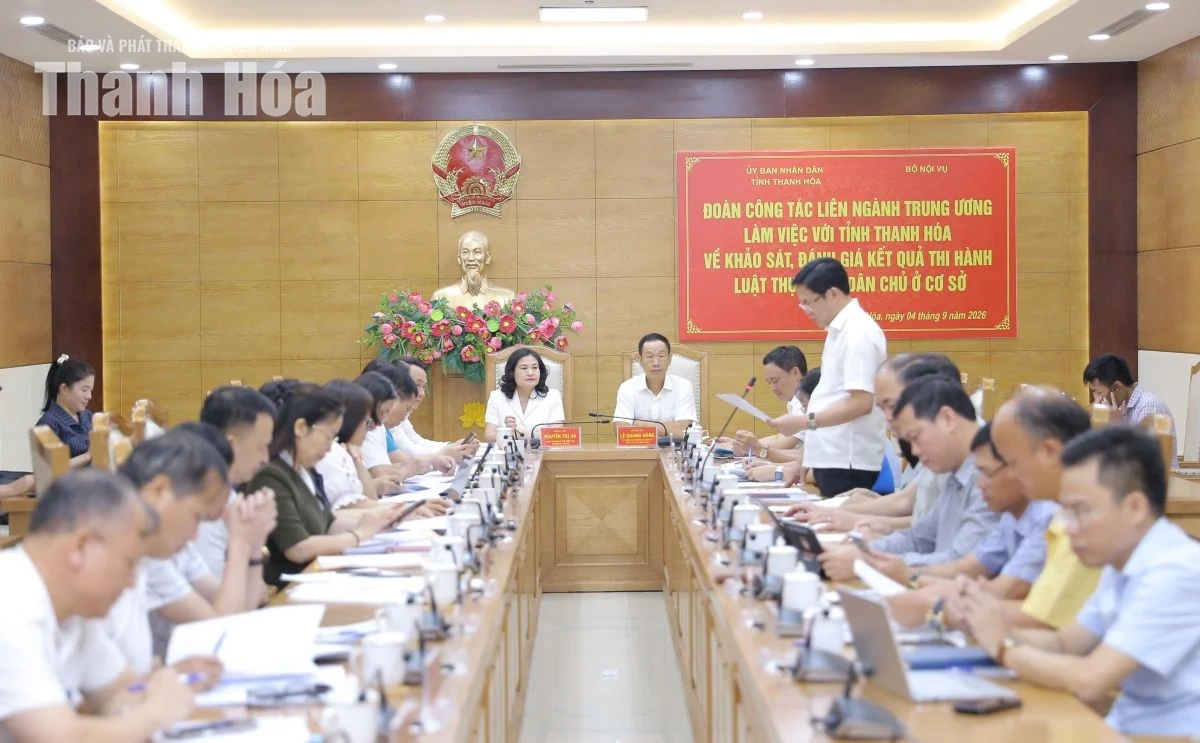 Dân chủ ở Thanh Hóa không dừng lại ở khẩu hiệu, mà biến thành nguồn lực phát triển