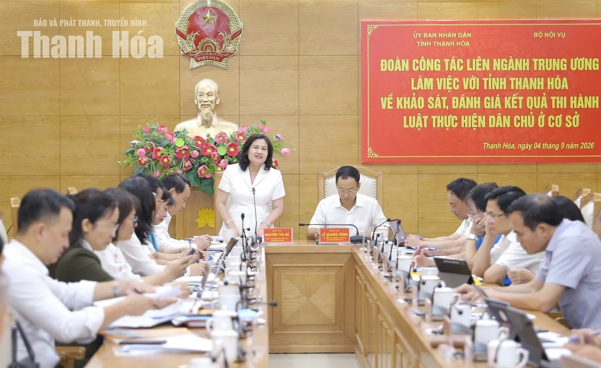 Dân chủ ở Thanh Hóa không dừng lại ở khẩu hiệu, mà biến thành nguồn lực phát triển