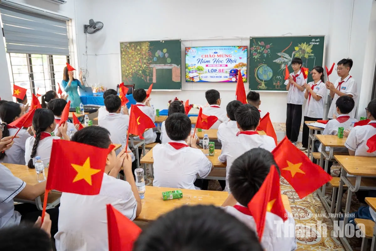 Tiếng trống khai trường bắt đầu năm học mới