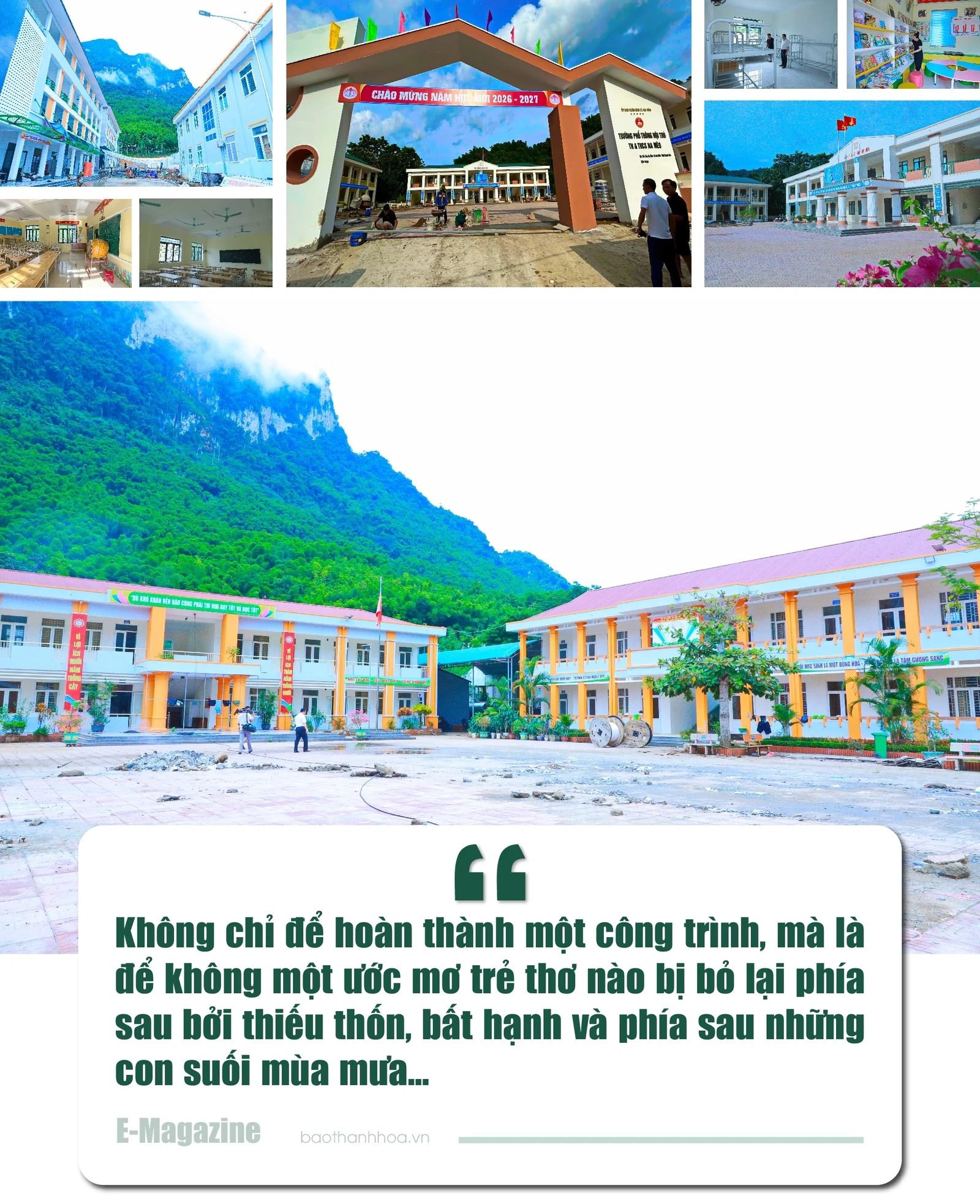 [E-Magazine] Trên những công trường gọi năm học mới - Kỳ cuối: Ngày mai, con về trường mới...