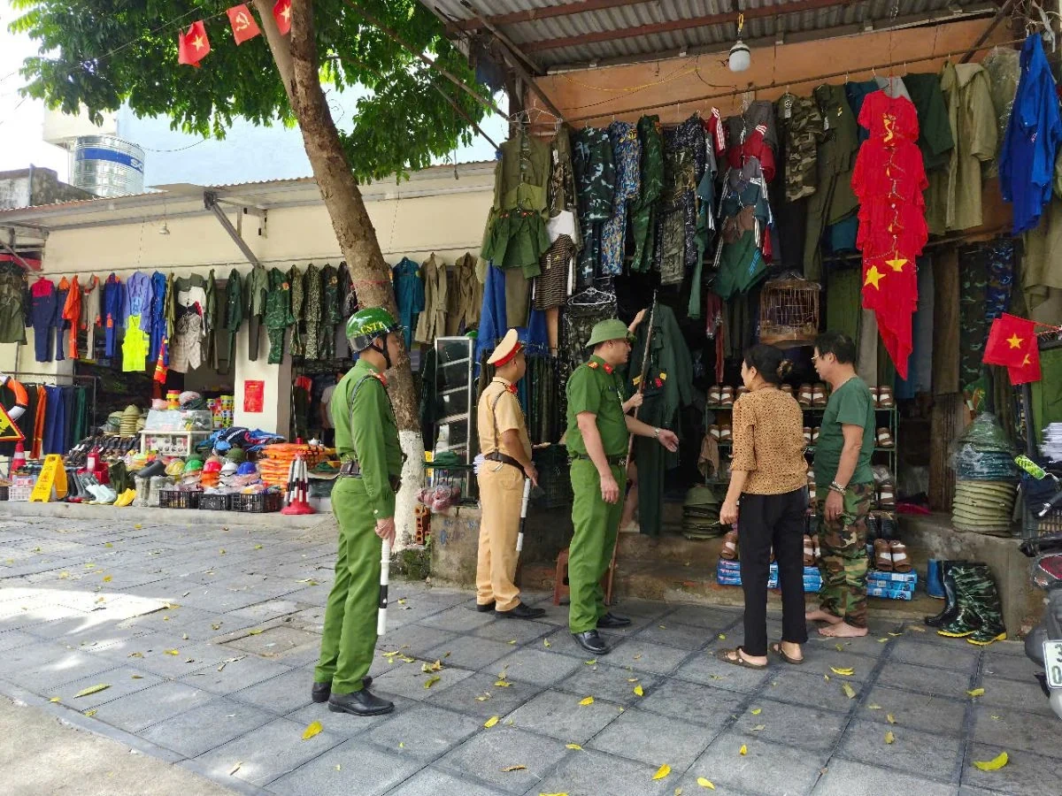 Phường Hạc Thành sau 5 ngày ra quân lập lại trật tự đô thị