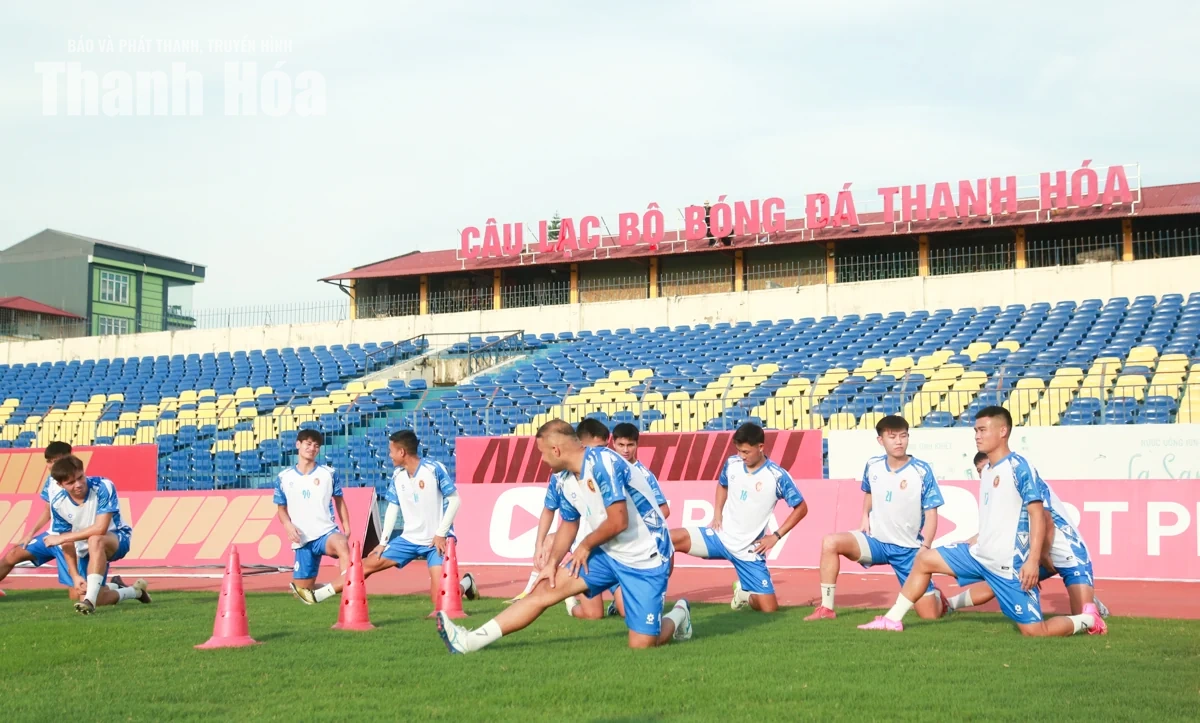 Câu lạc bộ Thanh Hóa tập luyện xuyên lễ, sẵn sàng cho mùa giải mới
