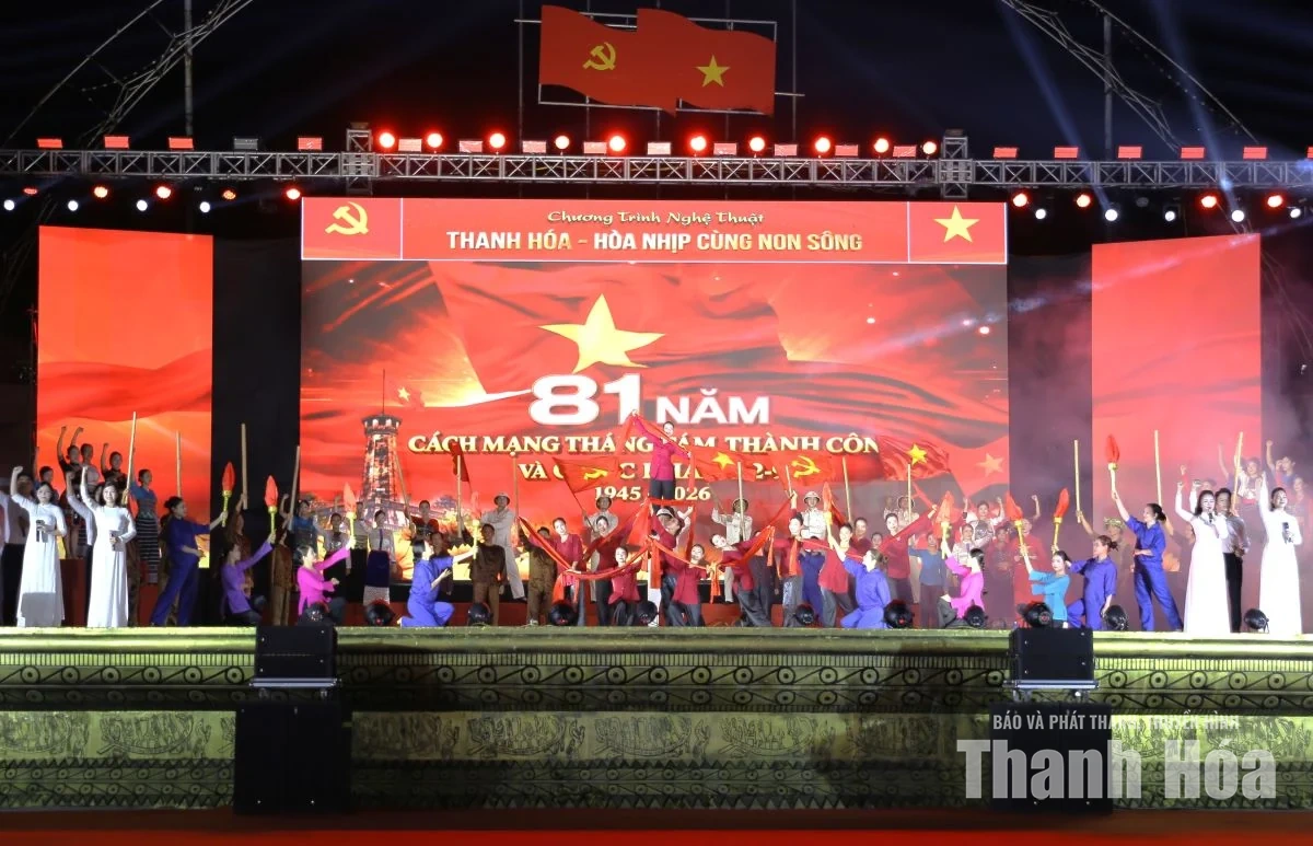 Ấn tượng Chương trình nghệ thuật “Thanh Hóa hòa nhịp cùng non sông”