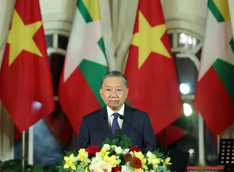Tổng Bí thư, Chủ tịch nước Tô Lâm: Quan hệ hợp tác Việt Nam-Myanmar sẽ có những bước phát triển mới, thực chất hơn