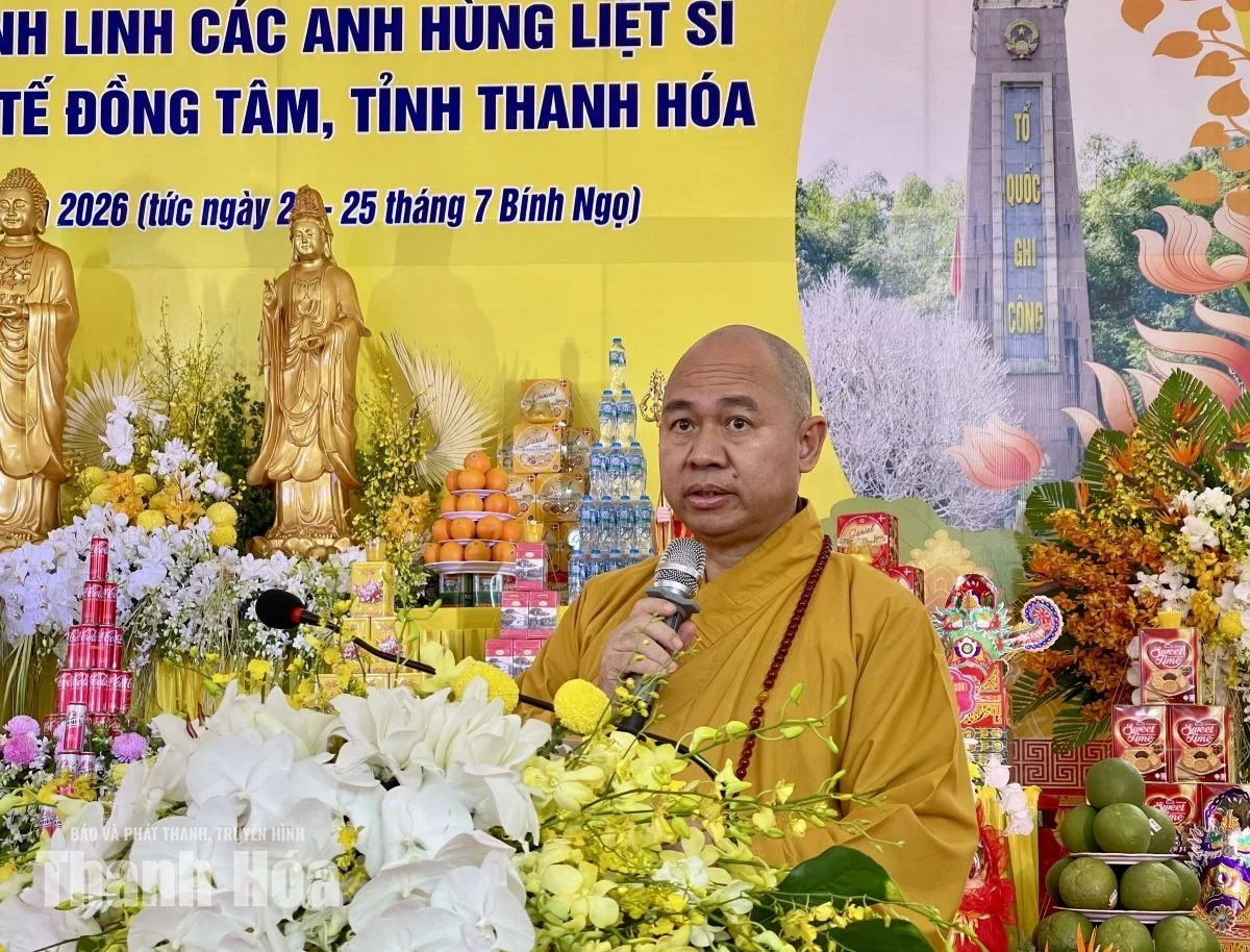Lễ cầu siêu, tri ân các Anh hùng liệt sĩ tại Nghĩa trang Liệt sĩ quốc tế Đồng Tâm