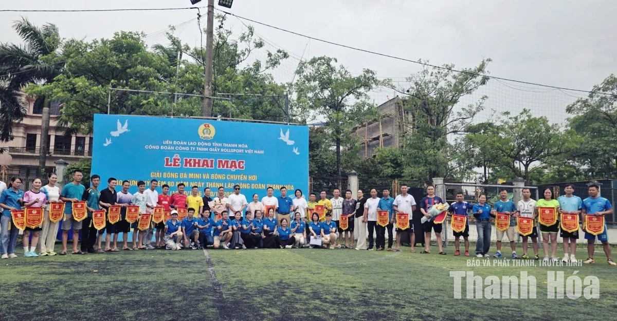 Khai mạc Giải thể thao trong công nhân lao động Công ty TNHH Giầy Rollsport Việt Nam