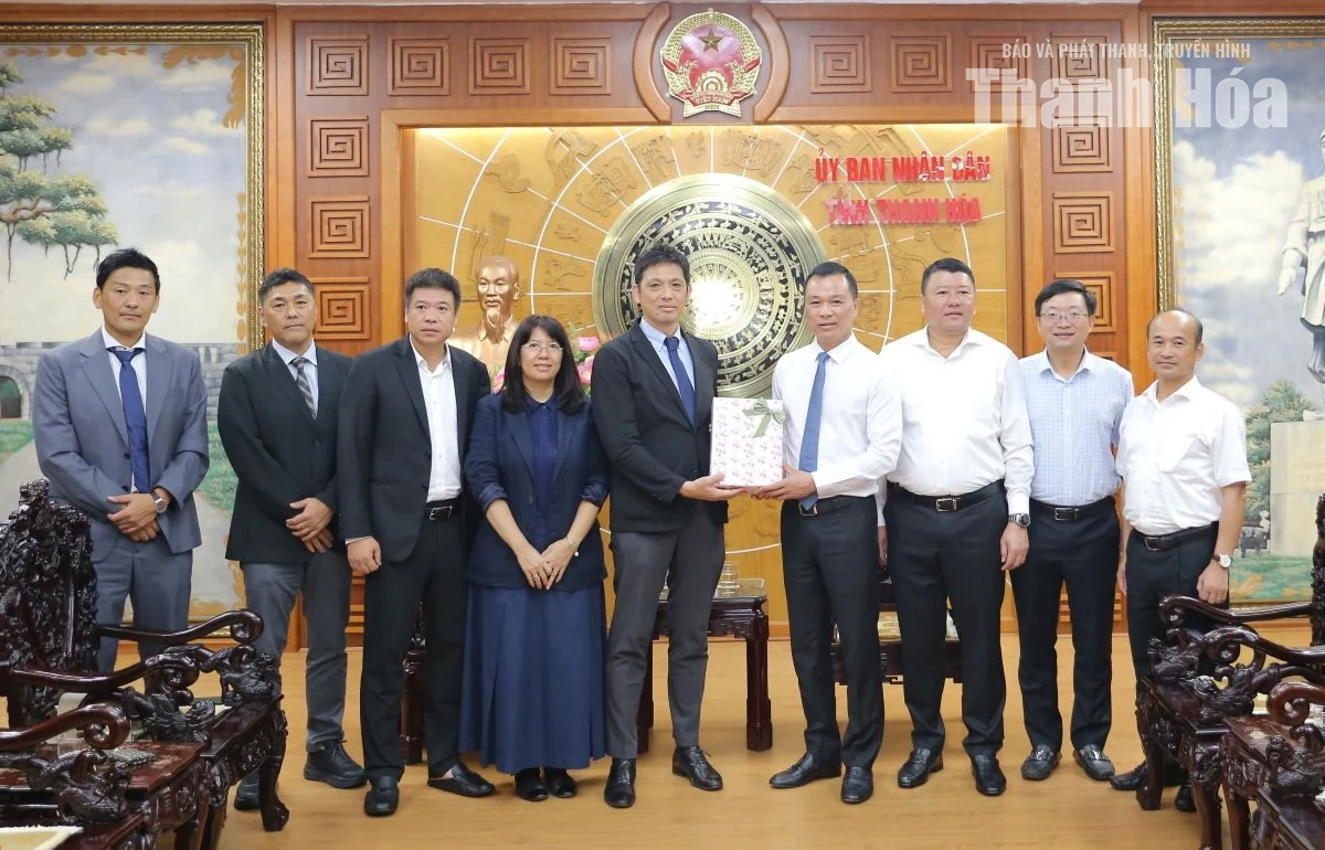Chủ tịch UBND tỉnh Tô Anh Dũng tiếp xã giao lãnh đạo Tập đoàn AEON MALL