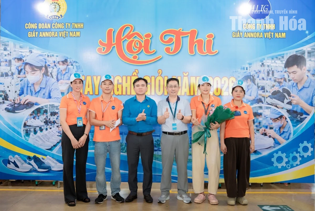 Hội thi tay nghề giỏi trong công nhân lao động Công ty TNHH Giầy Annora Việt Nam