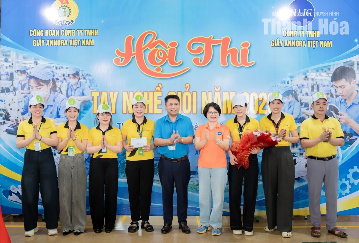 Hội thi tay nghề giỏi trong công nhân lao động Công ty TNHH Giầy Annora Việt Nam