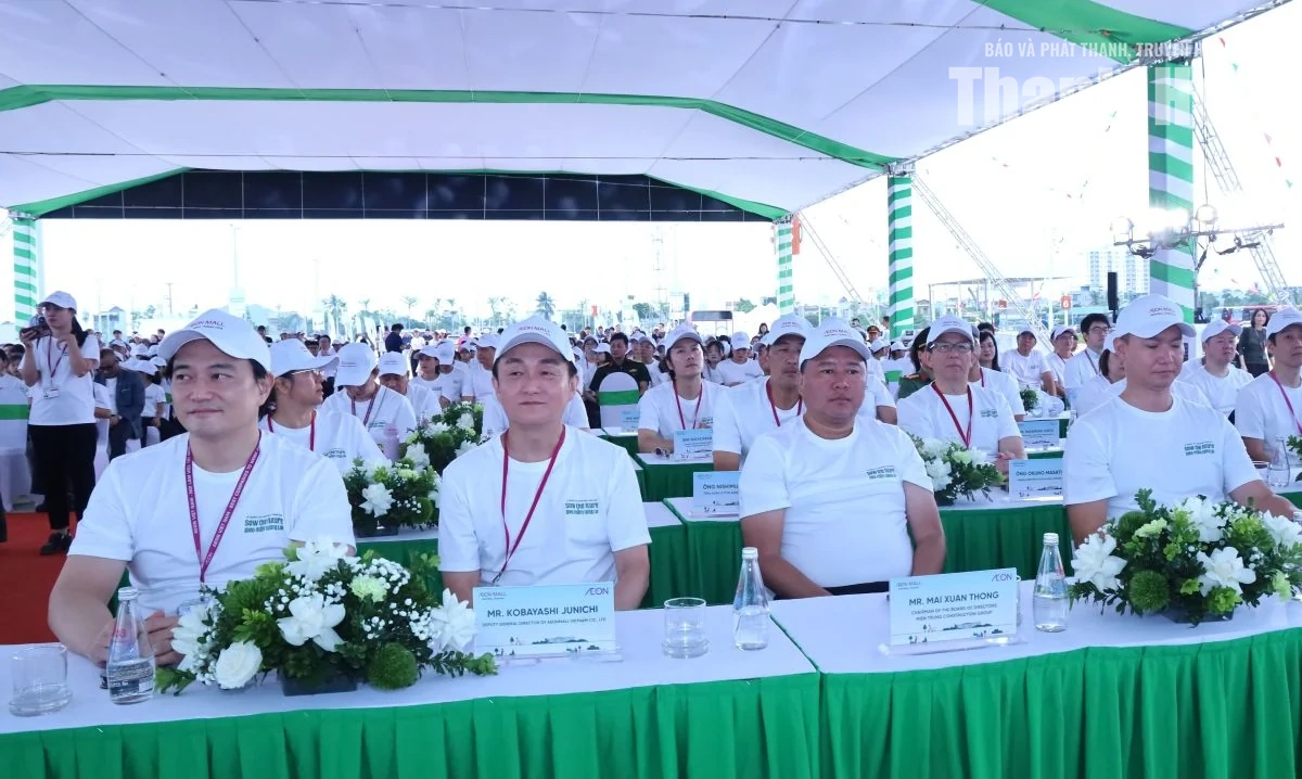 Trồng gần 5.000 cây xanh tại Trung tâm thương mại AEON MALL Thanh Hóa