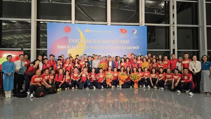 Đoàn Thể thao Việt Nam lên đường chinh phục đấu trường ASIAD