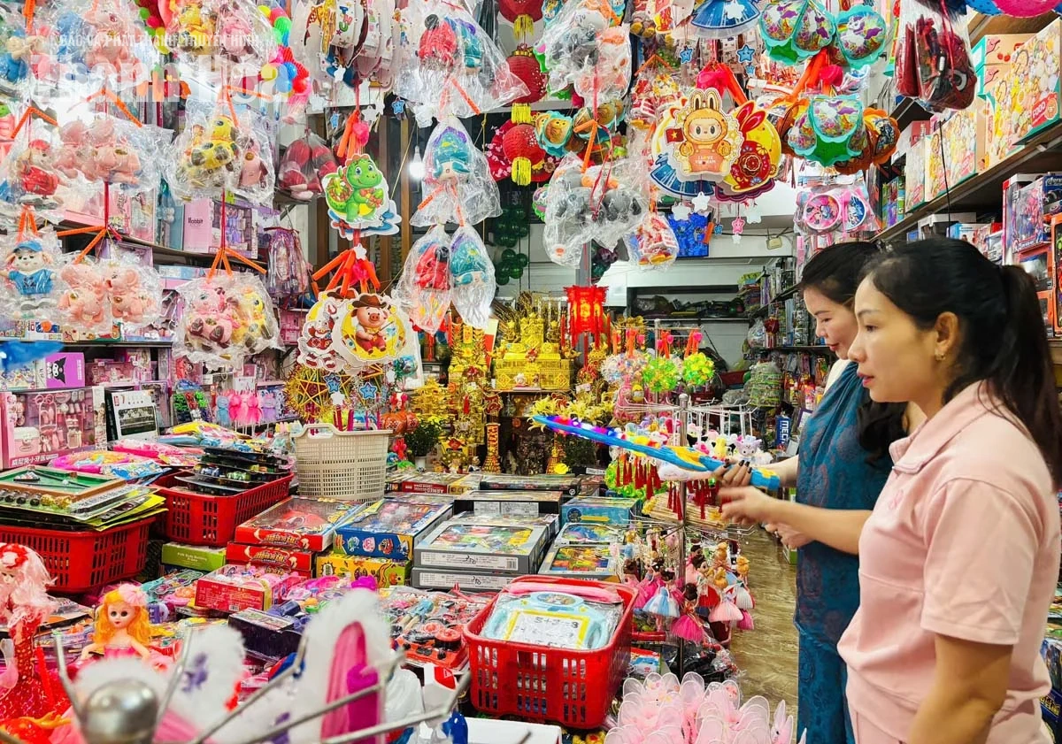 Rộn ràng không khí chuẩn bị Tết Trung thu