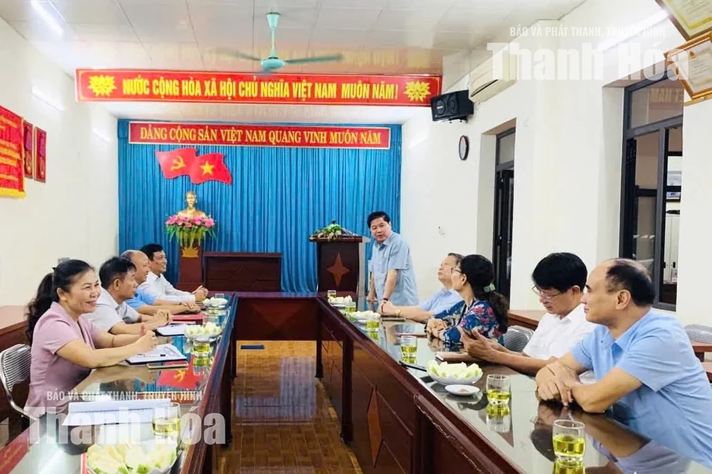 Đoàn công tác Hội Làm vườn Việt Nam làm việc tại Thanh Hóa