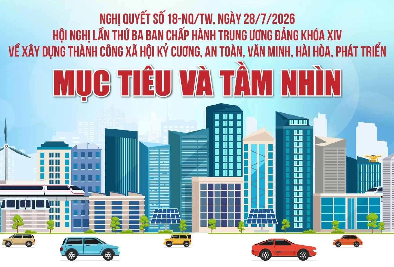 Nghị quyết 18-NQ/TW: Mục tiêu và tầm nhìn về xây dựng thành công xã hội kỷ cương, an toàn, văn minh, hài hòa, phát triển