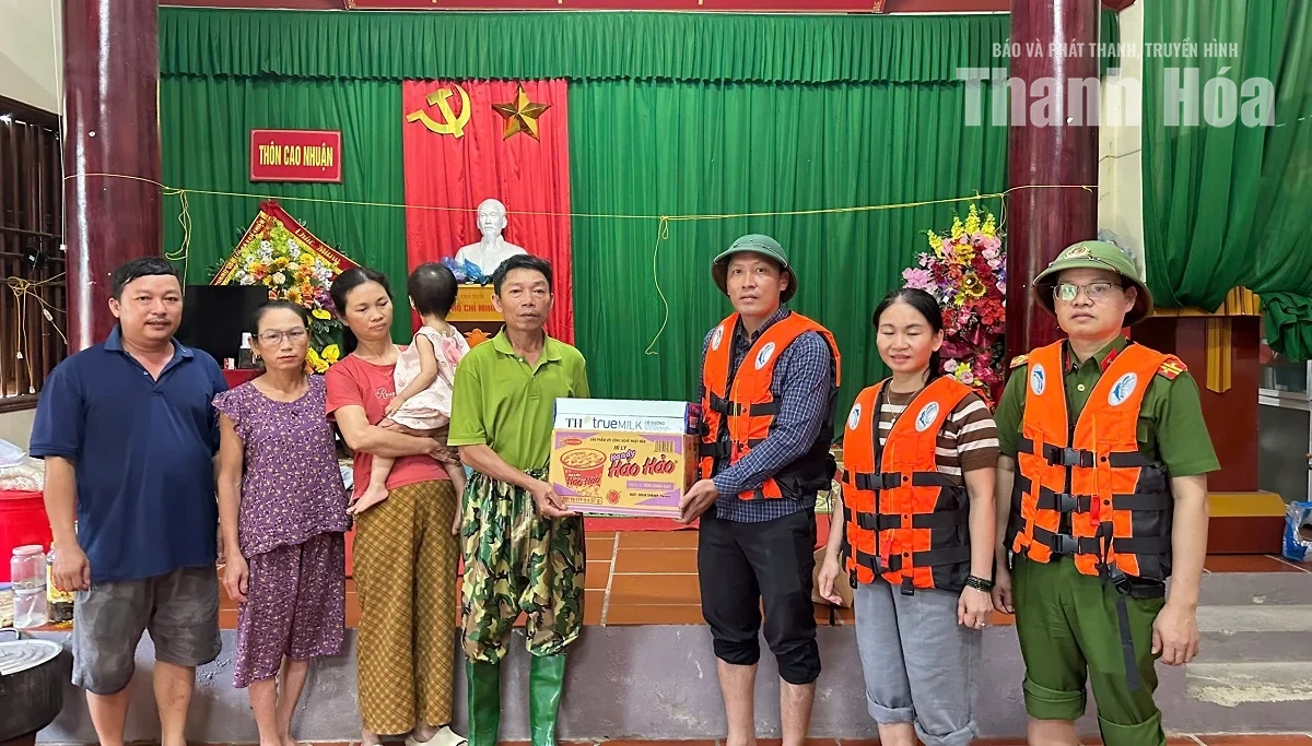 Xã Nông Cống kịp thời ứng phó mưa lũ, chăm lo tốt đời sống Nhân dân