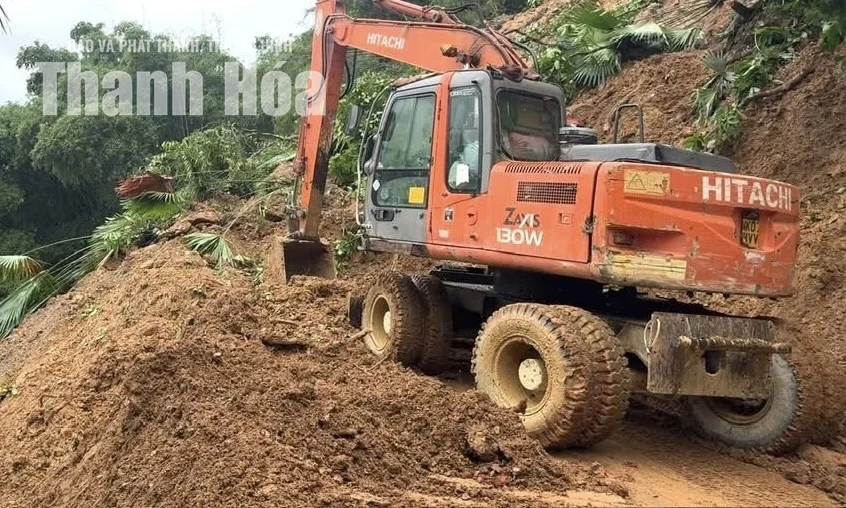Xã Đồng Lương tập trung khắc phục hậu quả sau mưa lũ<!--TgQPHd|||[]-->