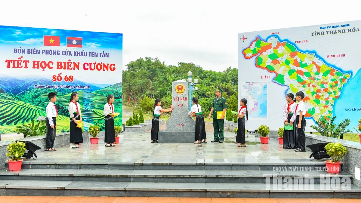 Lan tỏa tình yêu Tổ quốc từ “Tiết học biên cương”