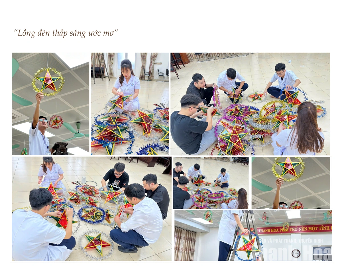 “Lồng đèn thắp sáng ước mơ” tại Bệnh viện Nhi Thanh Hóa