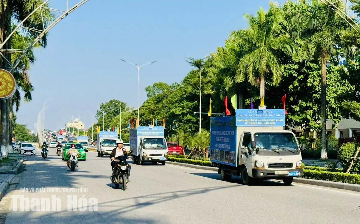 Tuyên truyền lưu động về an toàn thực phẩm dịp Tết Trung thu