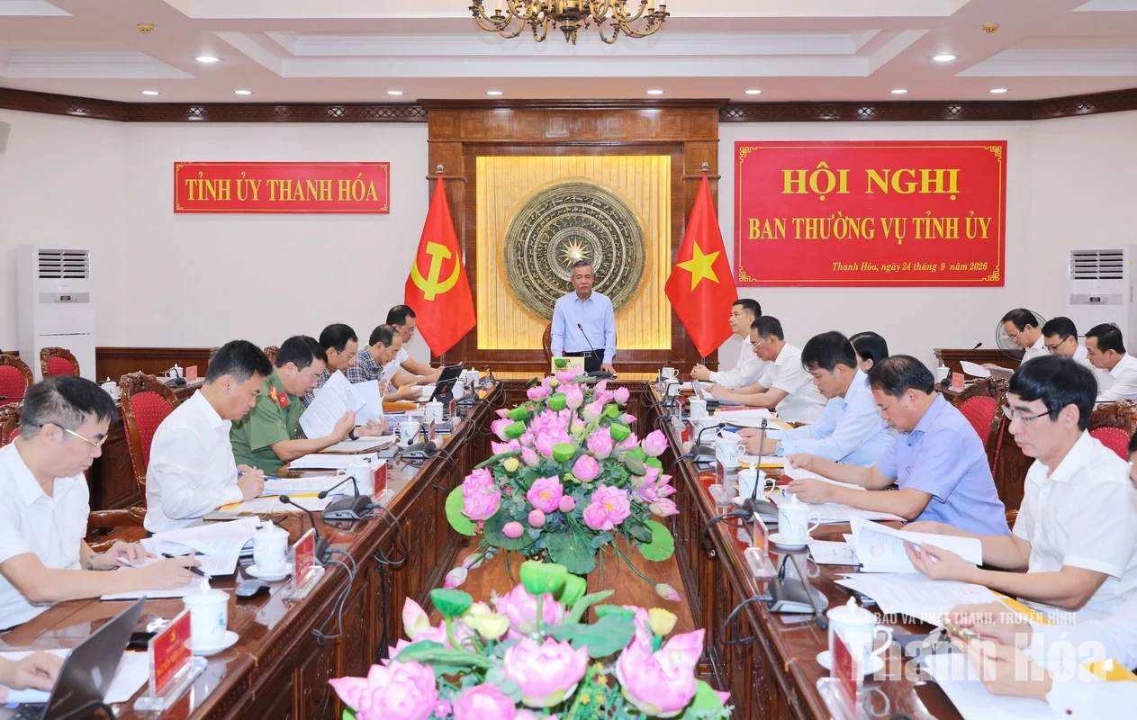 Ban Thường vụ Tỉnh ủy thống nhất nhiều chủ trương quan trọng tạo nền tảng cho giai đoạn phát triển mới của tỉnh