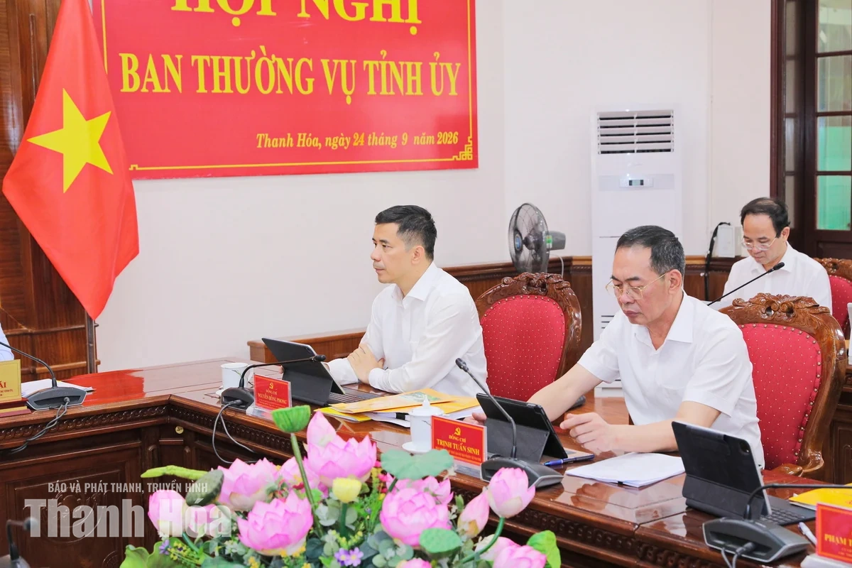 Ban Thường vụ Tỉnh ủy thống nhất nhiều chủ trương quan trọng tạo nền tảng cho giai đoạn phát triển mới của tỉnh