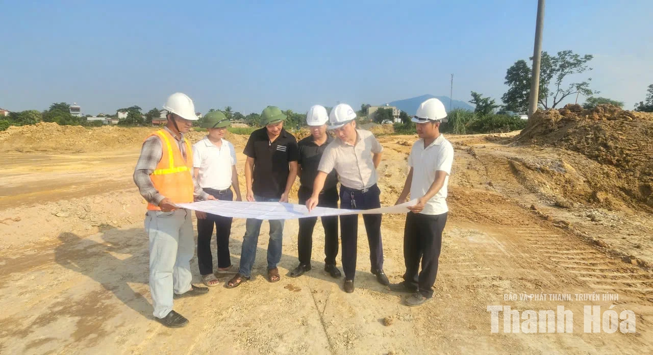 Đẩy nhanh tiến độ tuyến đường đến Cảng Hàng không Thọ Xuân