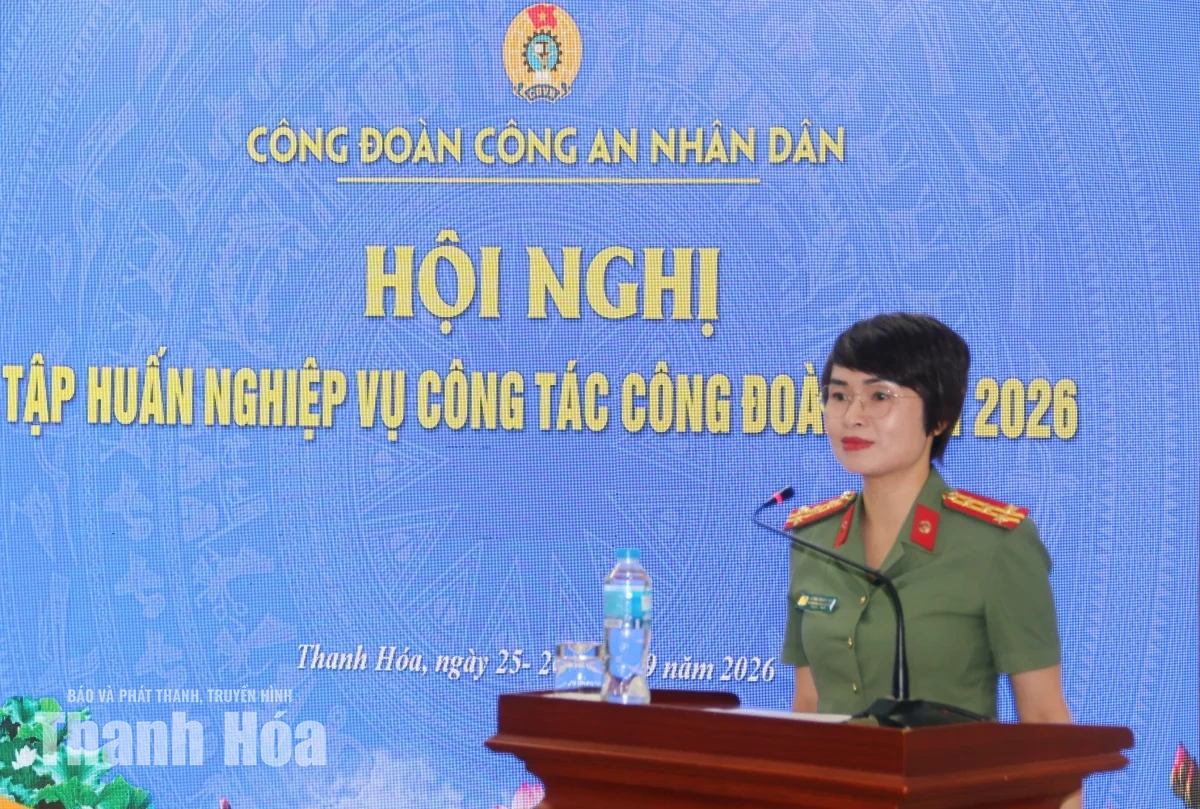 Bồi dưỡng nghiệp vụ công tác công đoàn trong Công an Nhân dân