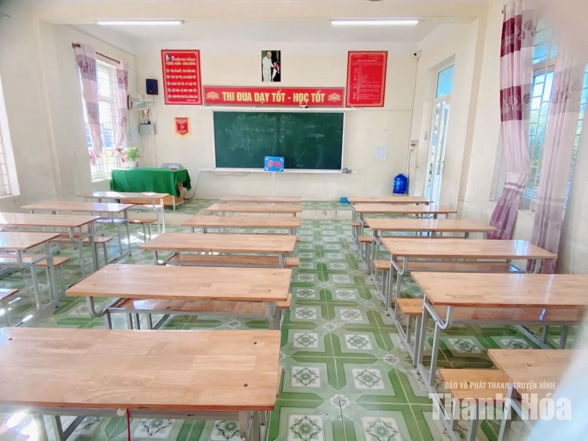 Xã Đồng Tiến sẵn sàng các điều kiện đón học sinh trở lại trường