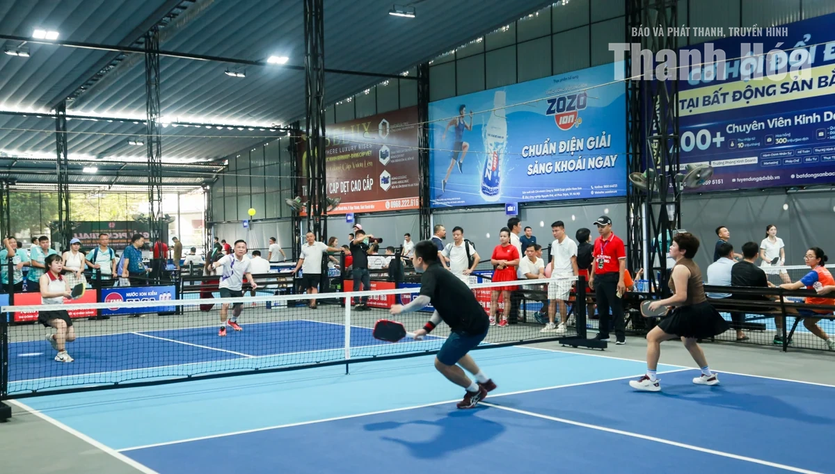 Giải Pickleball doanh nghiệp, doanh nhân Thanh Hóa mở rộng thành công tốt đẹp