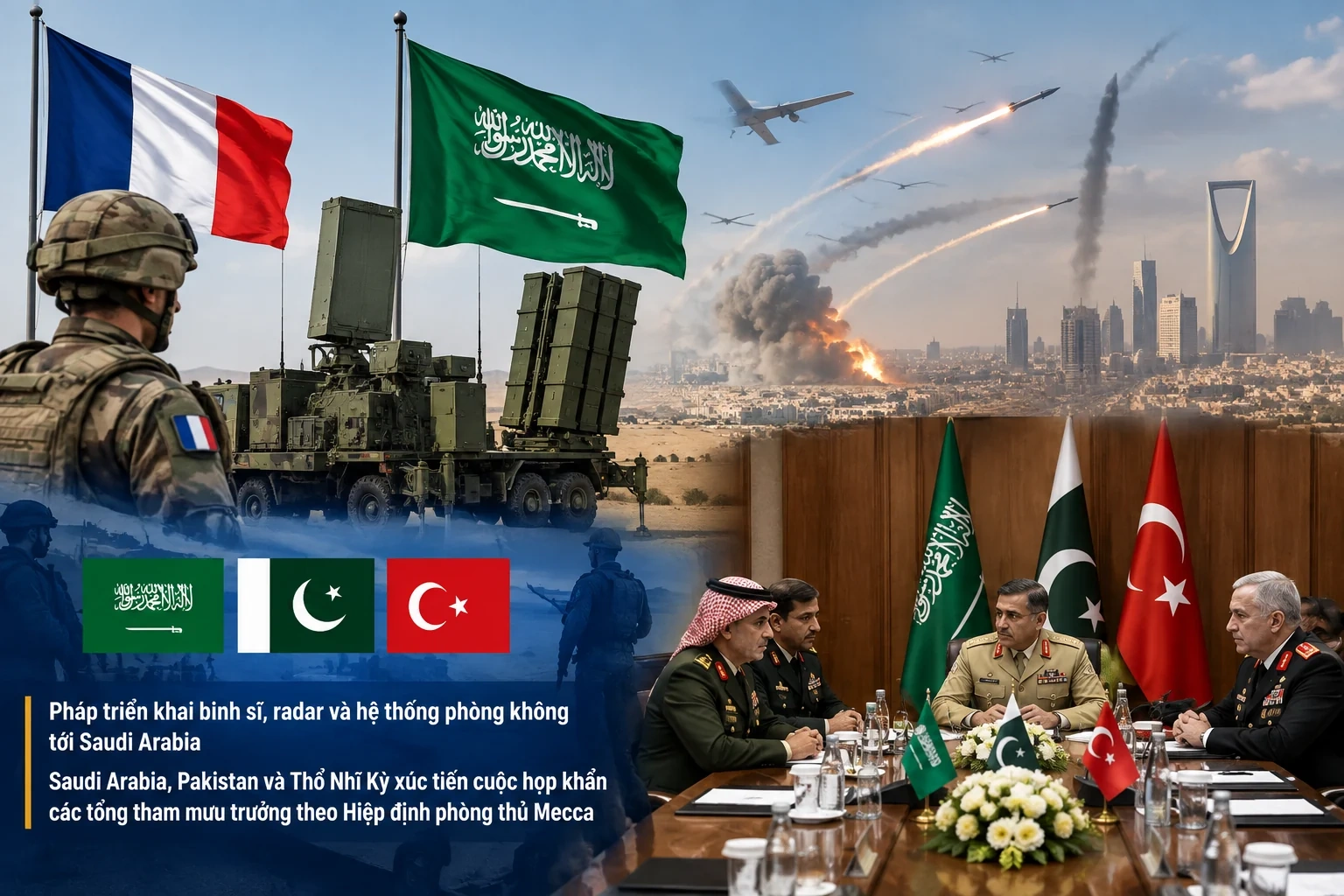 Pháp tuyên bố triển khai nguồn lực quân sự hỗ trợ Saudi Arabia